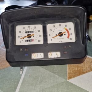 original dashboard from the Borletti vigil with the first system for Fiat 126 Giannini a
