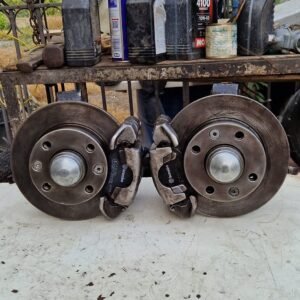 Vendo  kit fuselli mozzi revisionati con freni a disco x la fiat 500-126 e derivati.