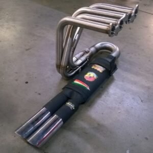 Fully stainless custom racing exhaust for Abarth 850 TC and Abarth 1000 TCR models