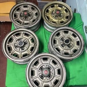 5 Cerchi Cromodora 5x13 per Fiat 125 – Ideali per Fiat 124 Spider, A112 Abarth, 127, 128 Rally