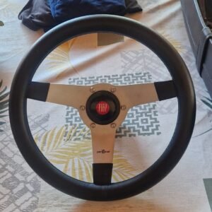 Volante Personal Originale – 32 cm – Completo di Mozzo e Pulsante per Fiat 500 / 600